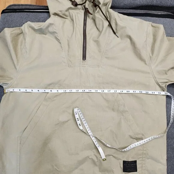 Filson Lightweight Waxed Anorak - Large - Grey Khaki - Picture 13 of 16